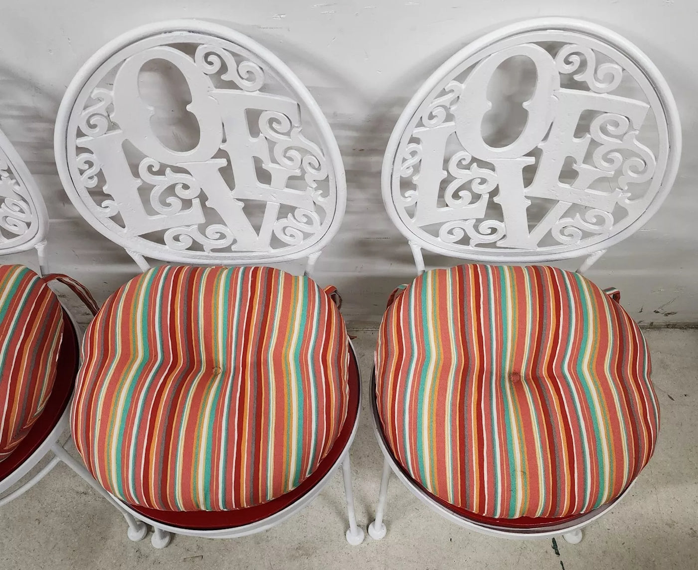 Arthur Umanoff Iron LOVE Chairs