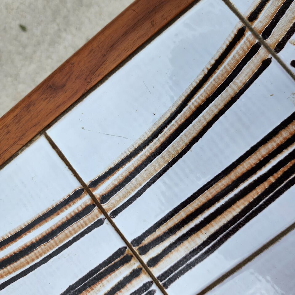 MCM Danish Nesting Tables Mobelfabrikken Toften Teak Tile