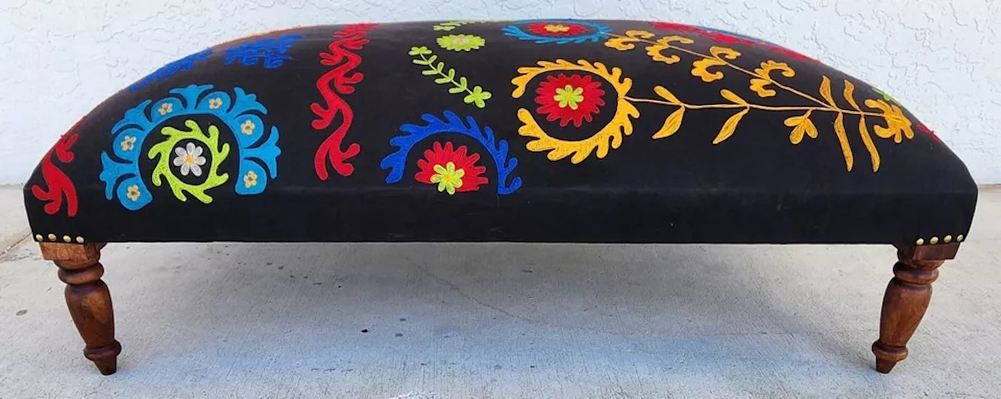 Ottoman Table Hand Embroidered