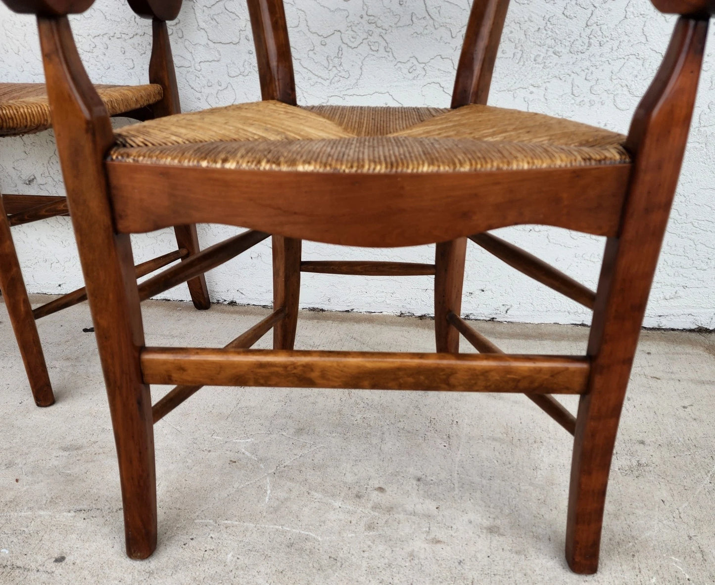 Vintage French Country Dining Chairs Set of 8