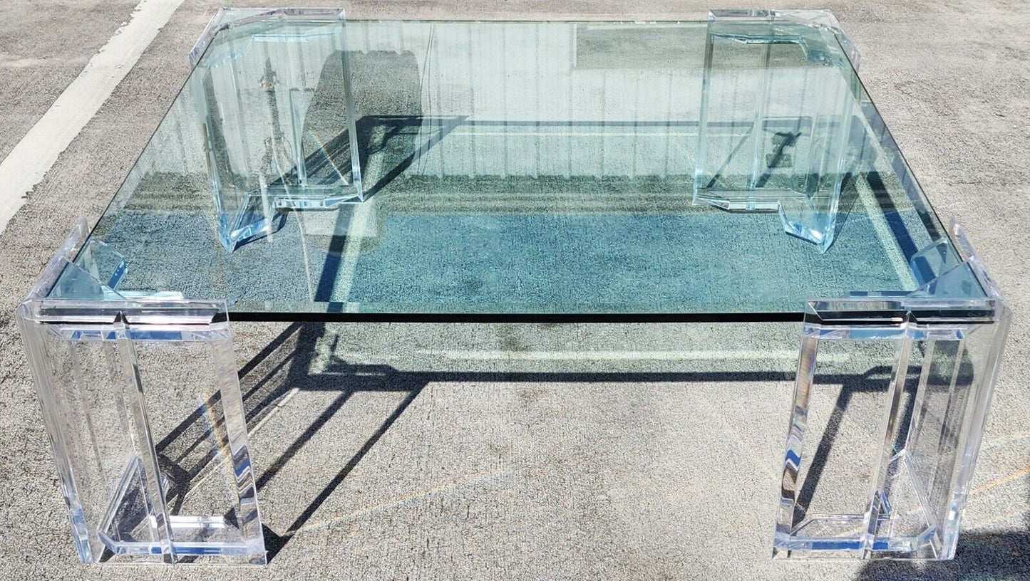 MCM Lucite Cocktail Table 1970s