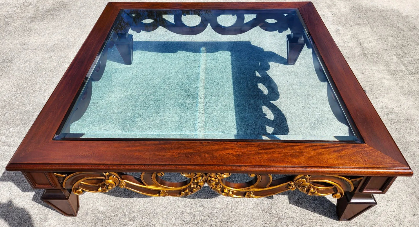 Vintage French Provincial Coffee Table Huge 5 Foot