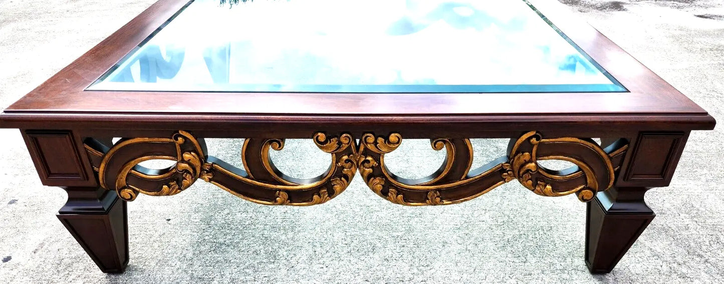 Vintage French Provincial Coffee Table Huge 5 Foot
