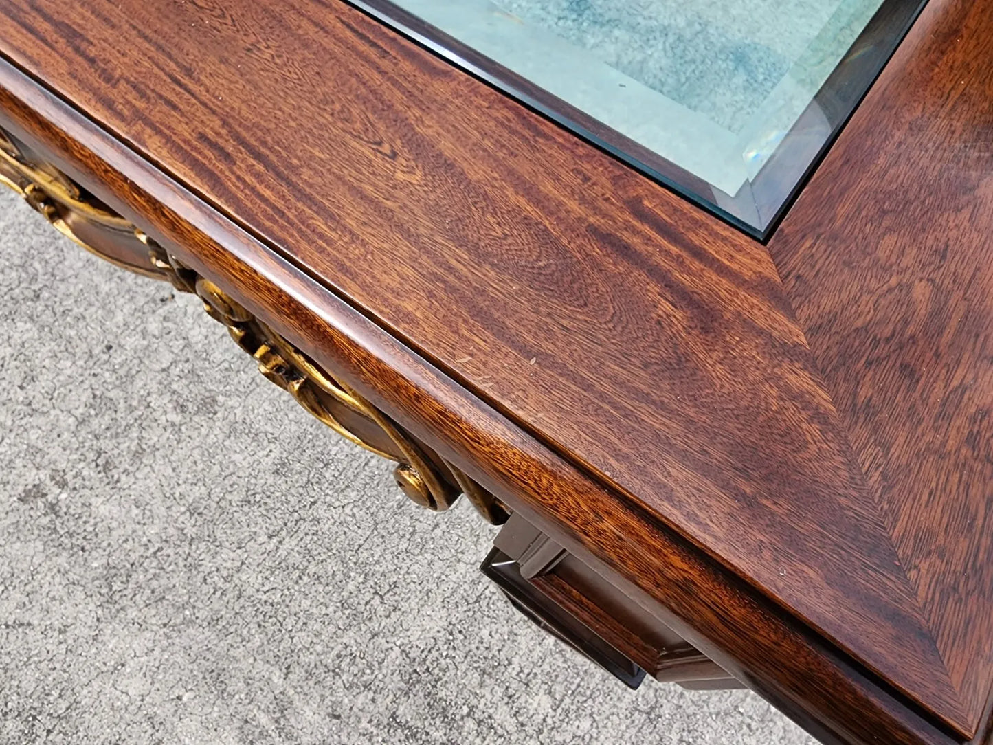 Vintage French Provincial Coffee Table Huge 5 Foot