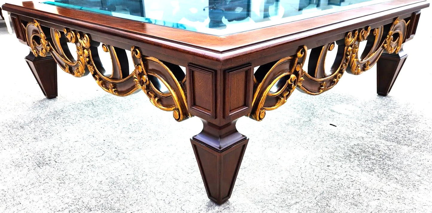 Vintage French Provincial Coffee Table Huge 5 Foot