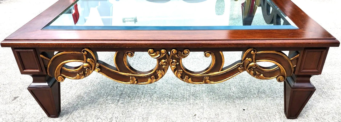 Vintage French Provincial Coffee Table Huge 5 Foot
