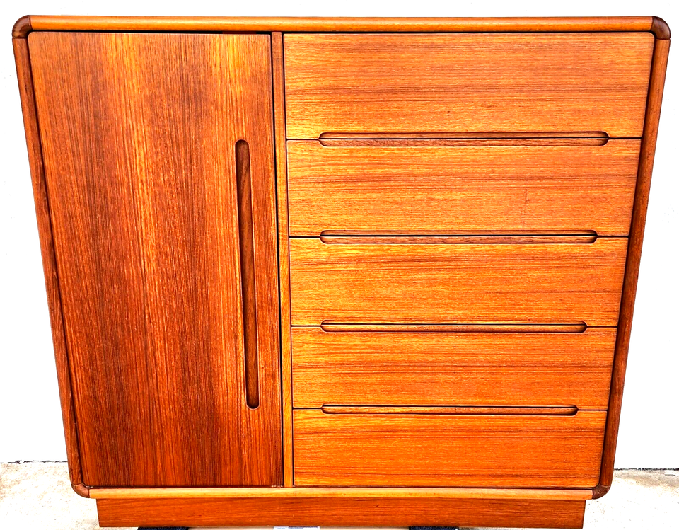 MCM Teak Dresser Highboy by Sun Cabinet Co