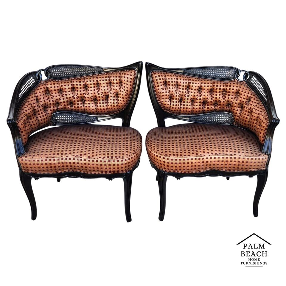 Antique French Parlor Chairs Pair