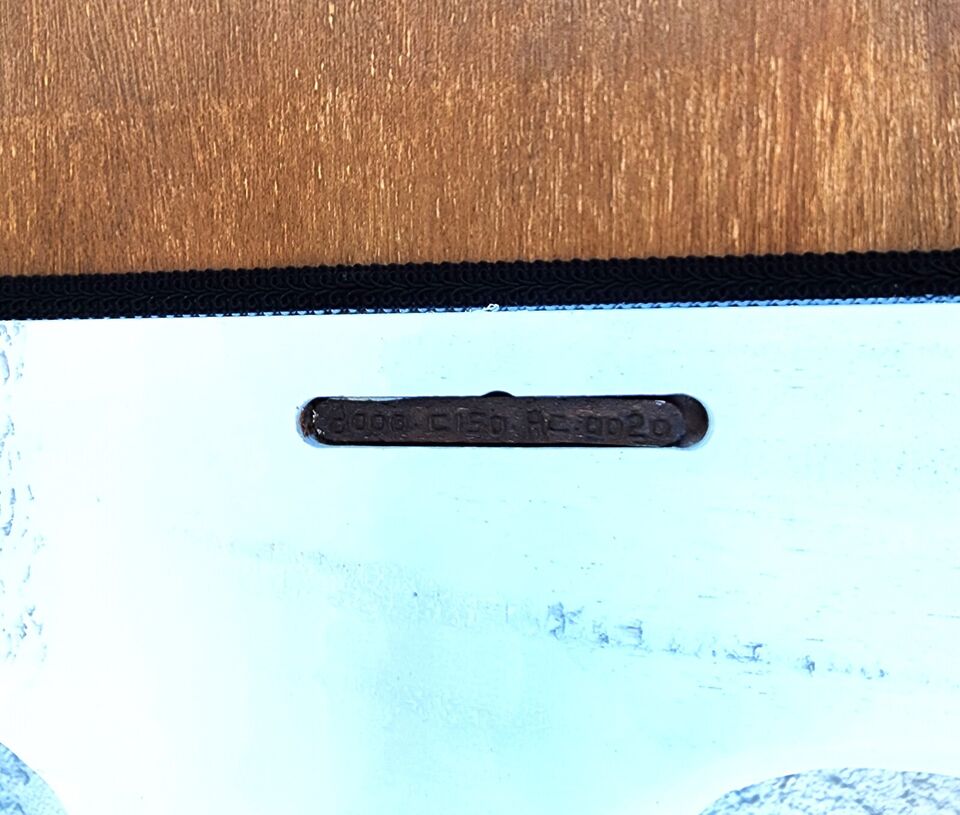 Carved Wood Mirror by Harrison & Gil