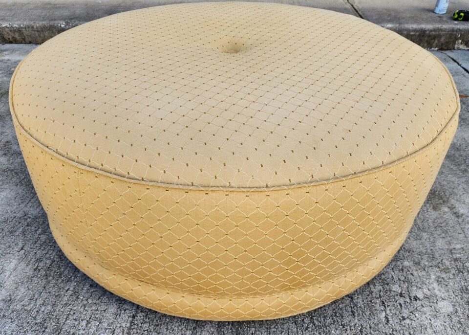 Oversized Designer Swivel Ottoman 40 inch