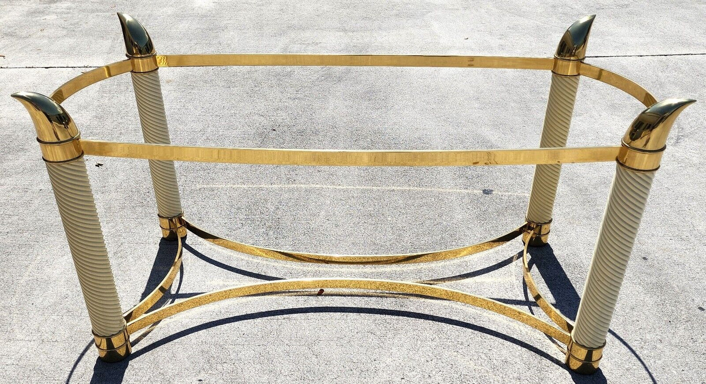 TOMASSO BARBI Brass Tusk Dining Table