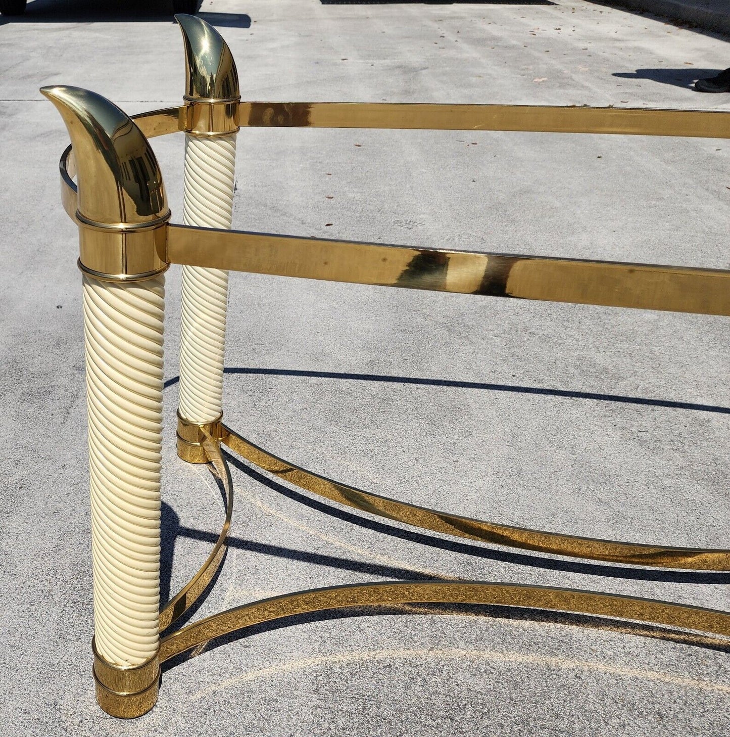 TOMASSO BARBI Brass Tusk Dining Table