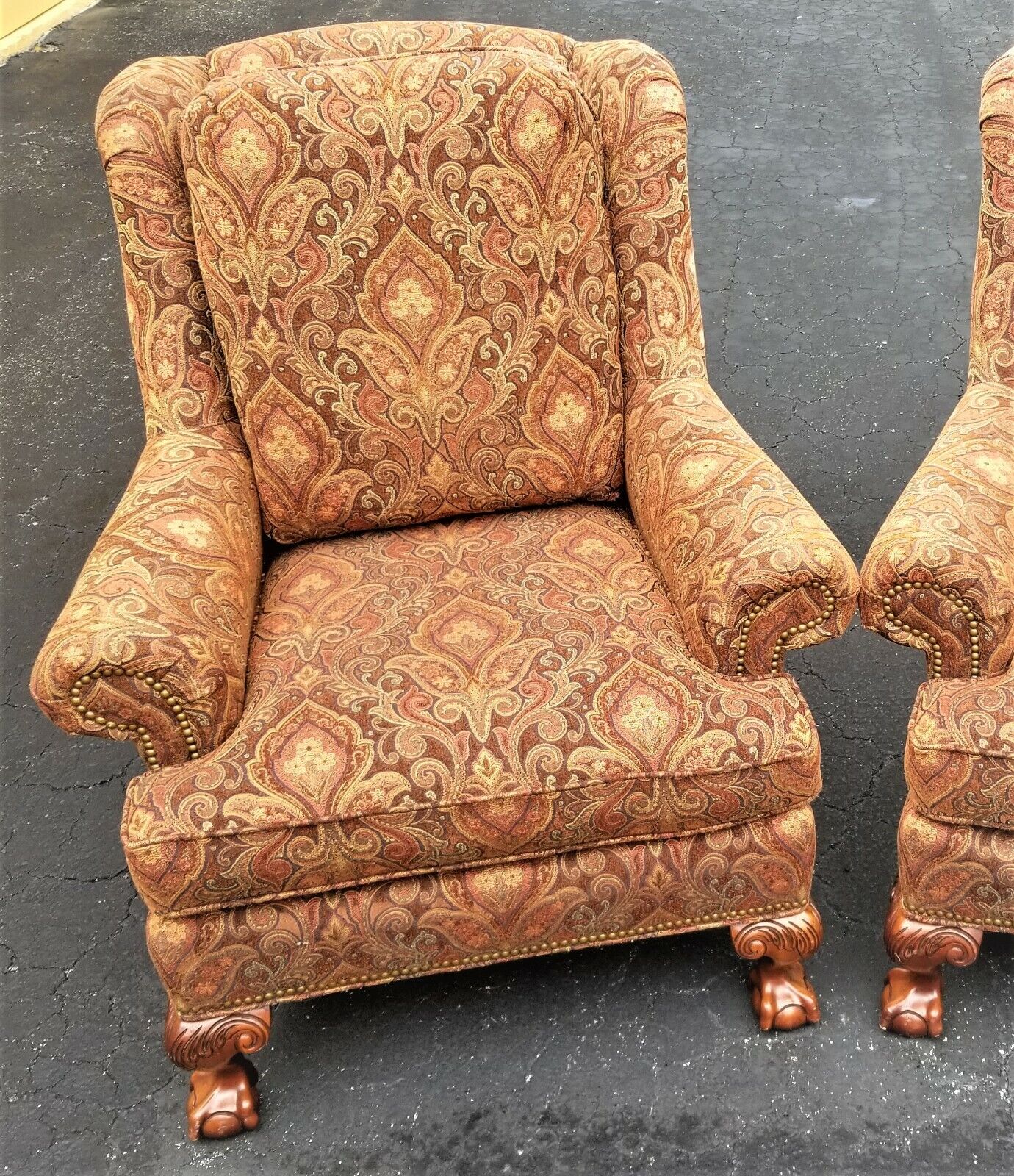 Wingback Lounge Chairs Set of 2 by TAYLOR KING