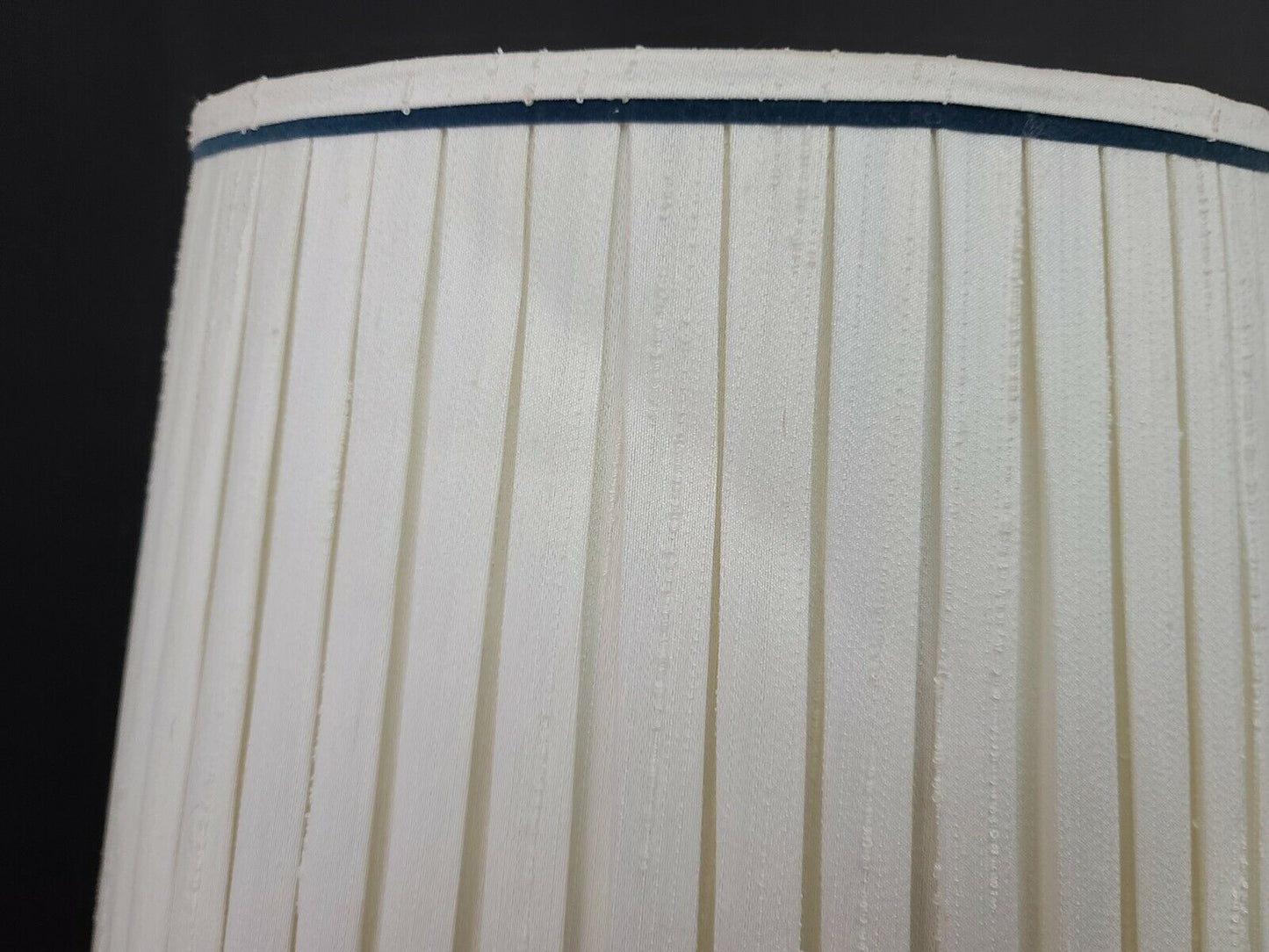 PAUL HANSON Cobalt Blue Drip Glaze Ceramic Ginger Jar Lamp with Matching Shade