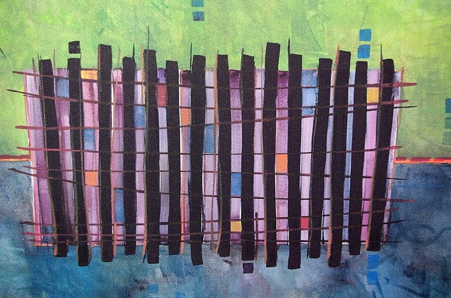 Beautiful Palm Beach Estate High End Signed & Numbered 2/250 Abstract Serigraph
