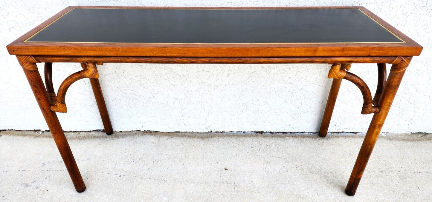 Vintage Bar Cabinet 1970s Bamboo Boho MCM