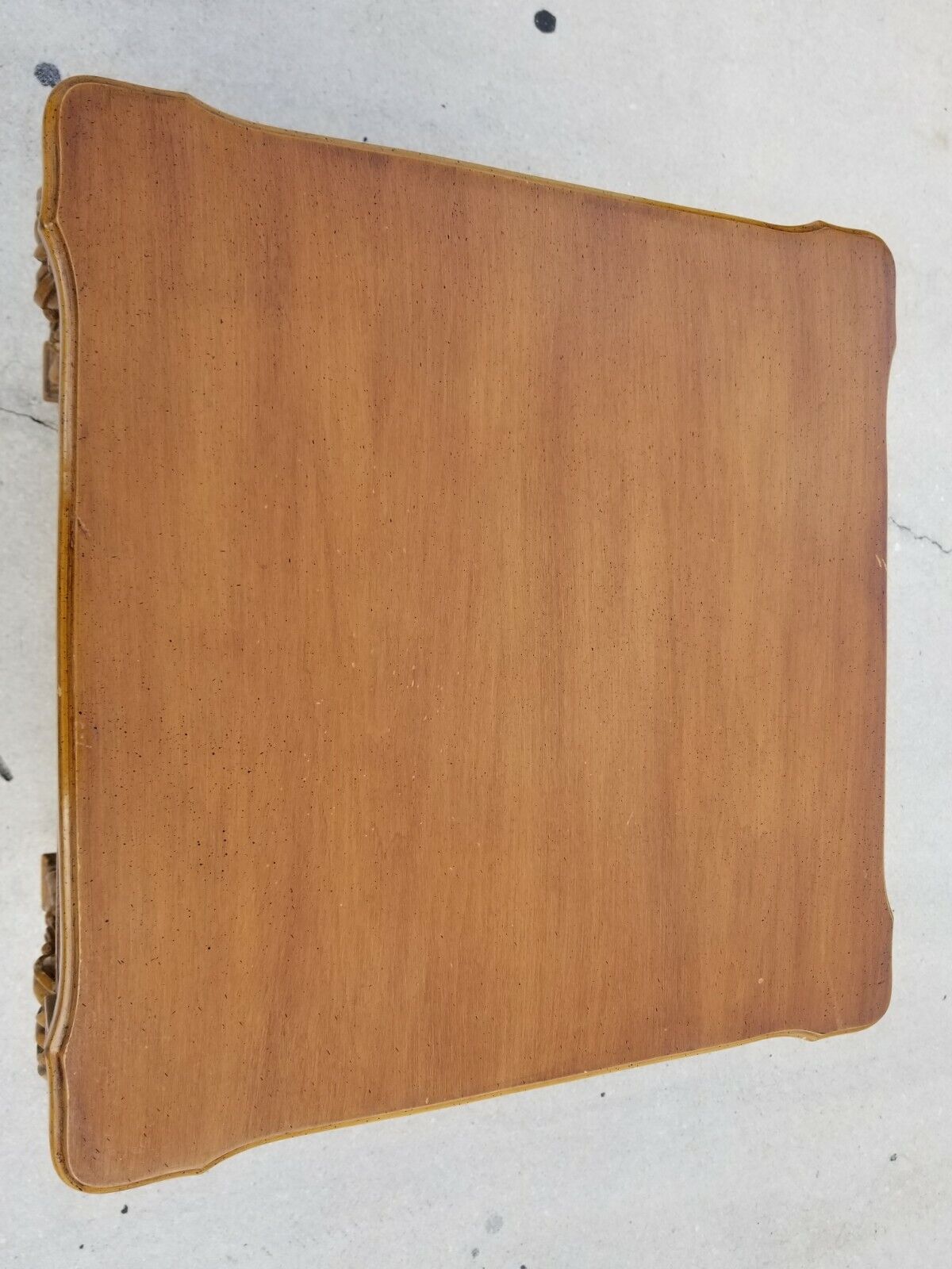 Pair of Vintage Italian Provincial Hand Carved Side End Tables