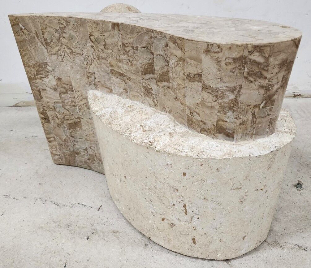 Tessellated Sculptural Coffee Table Mactan Stone