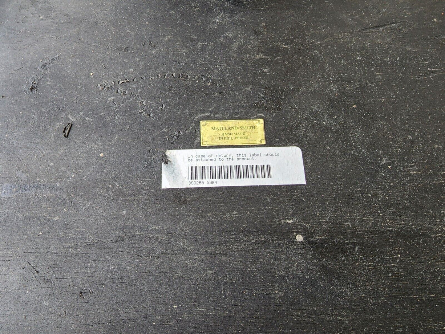 French Console Tables Bronze Tessellated Marble by MAITLAND SMITH - a Pair