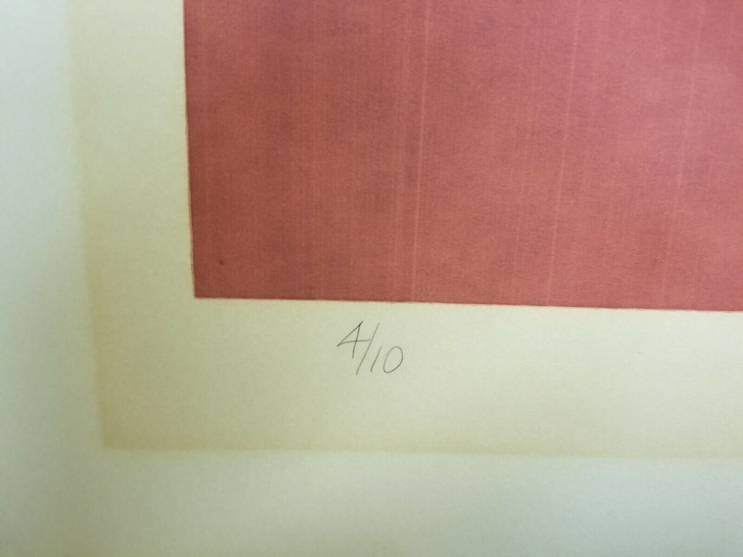 1976 EUGENIE TORGERSON Signed Titled Abstract Serigraph Silkscreen Lt Ed 4/10