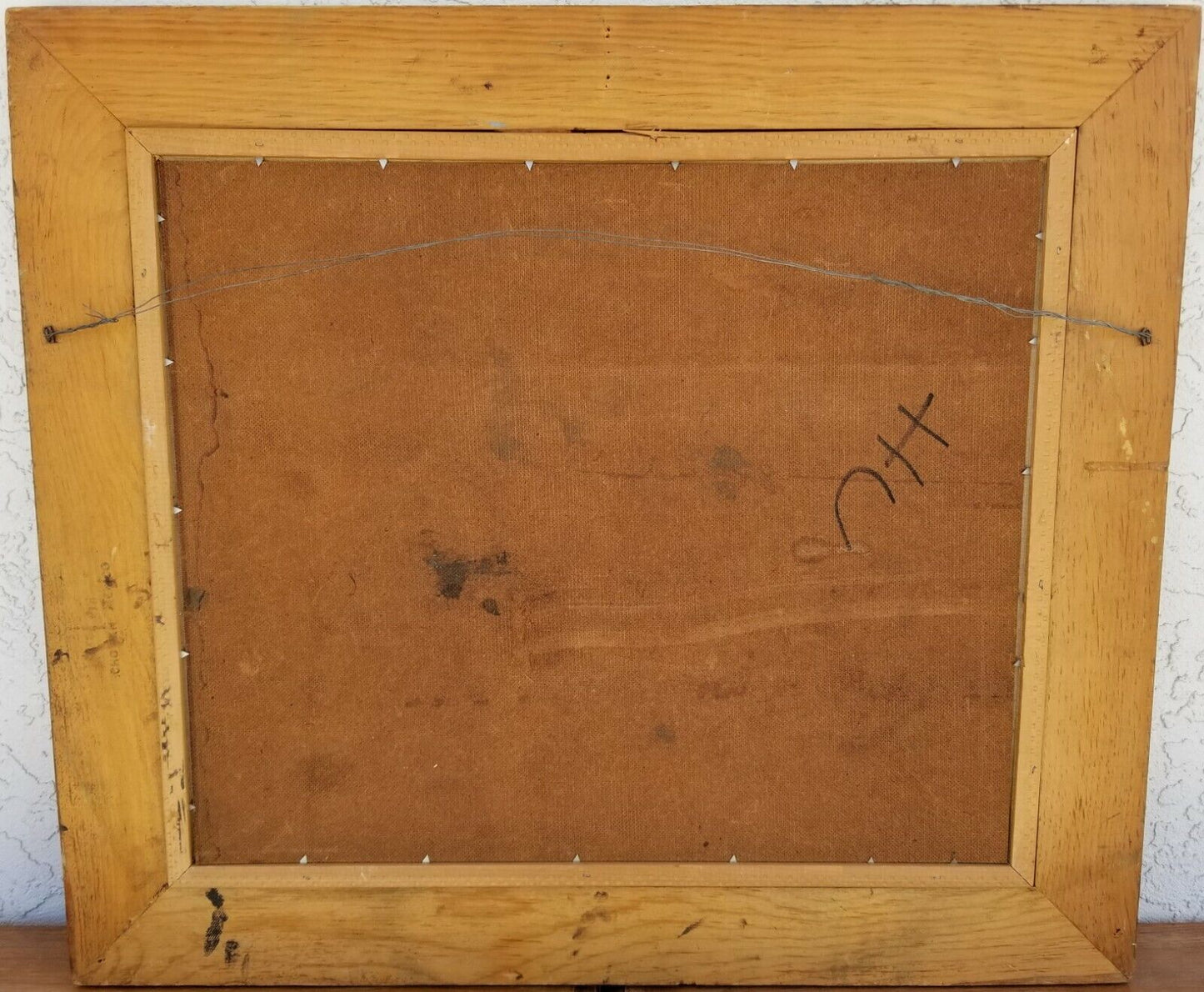 1978 Original Signed MORRIS KATZ Oil Painting of Rachel's Tomb Framed on Board