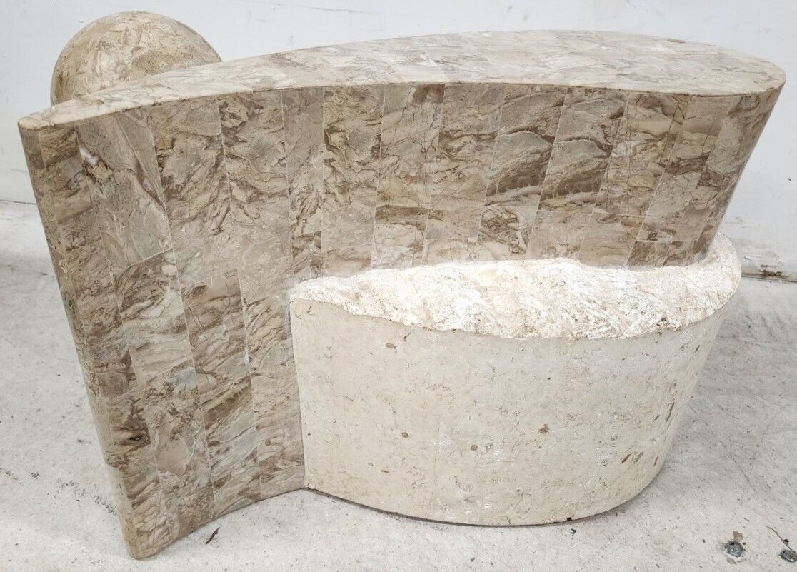 Tessellated Sculptural Coffee Table Mactan Stone