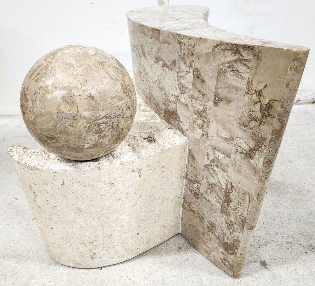 Tessellated Sculptural Coffee Table Mactan Stone