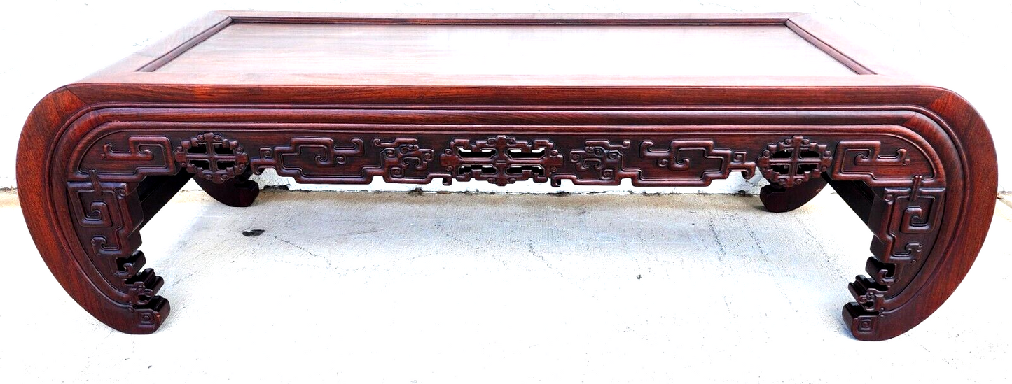 Antique Opium Coffee Table Rosewood Asian Chinoiserie