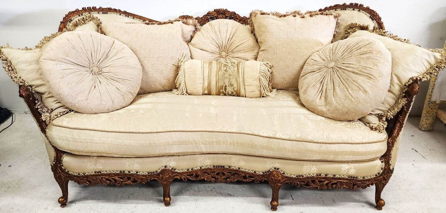 Vintage Sofa by CAROL HICKS BOLTON & EJ VICTOR With Pillows