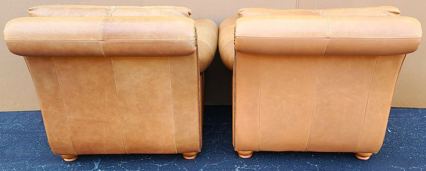 Leather Lounge Club Chairs Italian By SOFT LINE