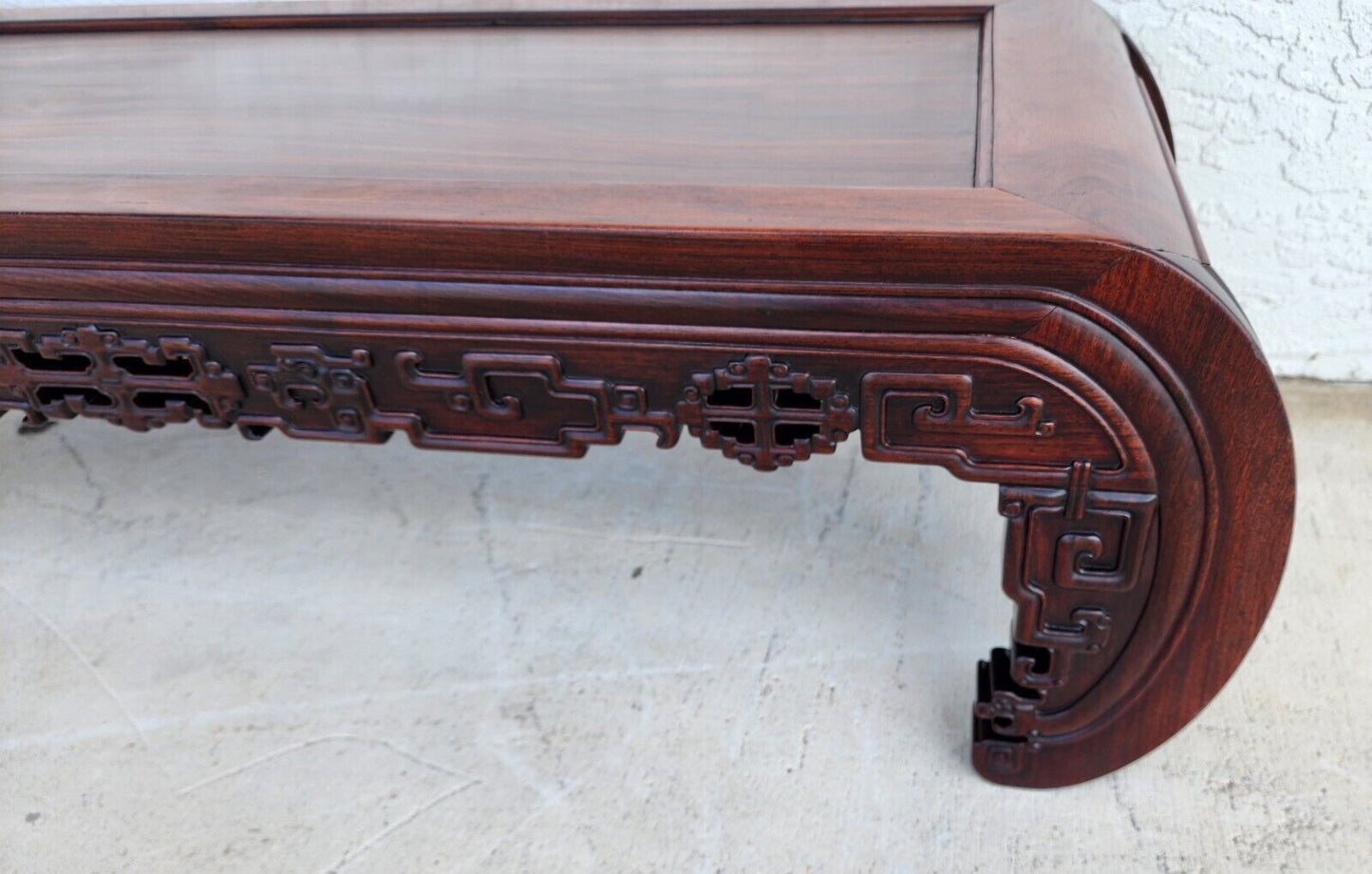 Antique Opium Coffee Table Rosewood Asian Chinoiserie