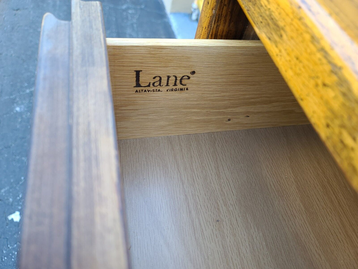 Mid Century Modern Brutalist Highboy Dresser by LANE