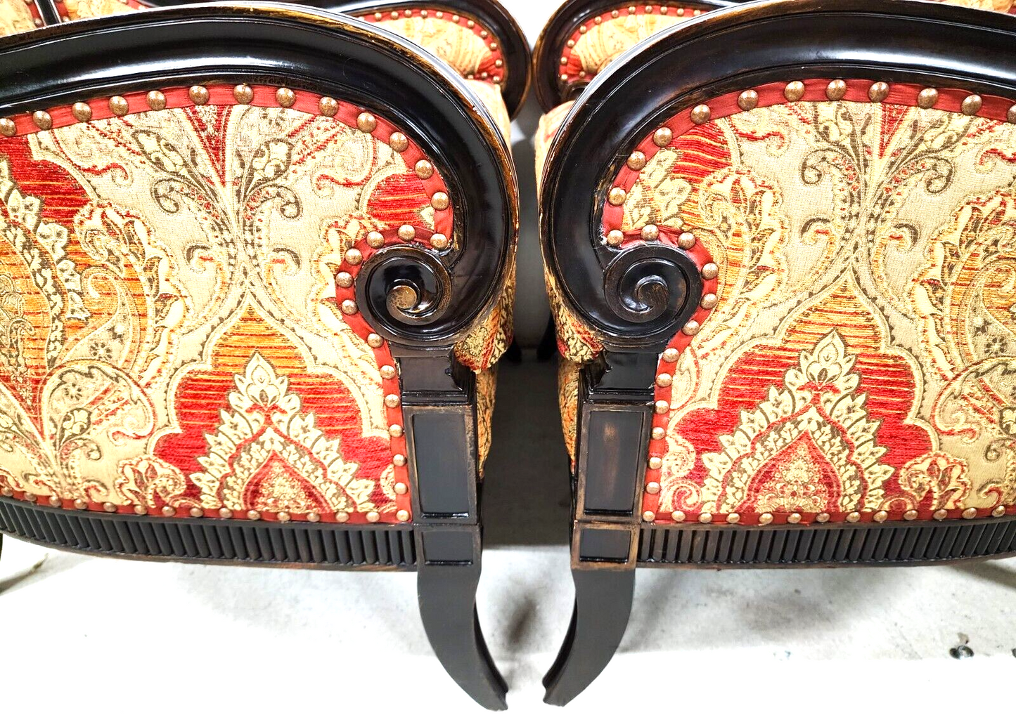 Pair of Regency Style Lounge Chairs