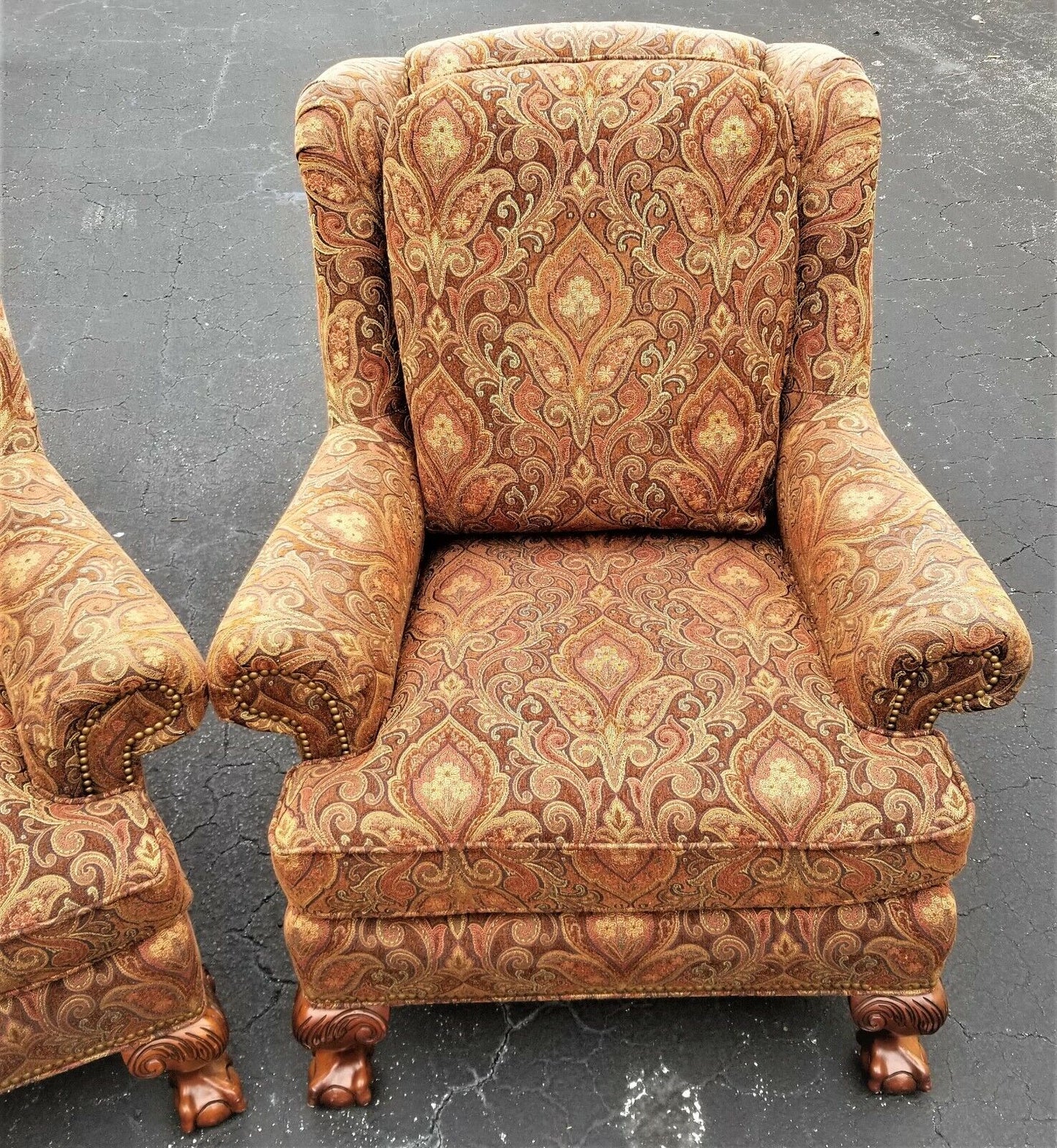 Wingback Lounge Chairs Set of 2 by TAYLOR KING