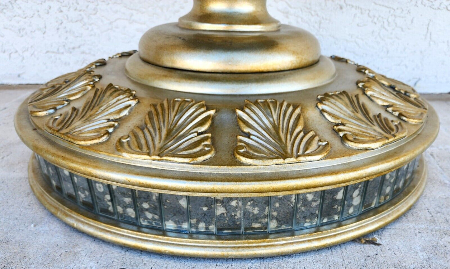 JOHN RICHARD Style Eglomise Mirror Center Side Accent Table