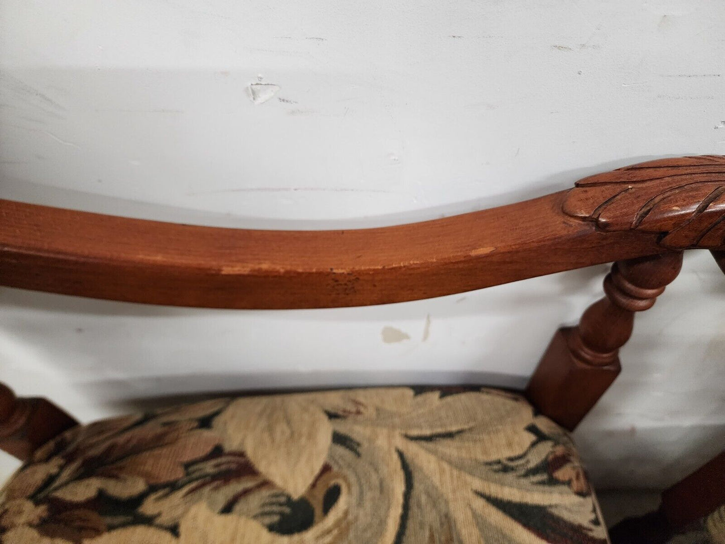 Antique Louis XIII Style French Armchairs - A Pair