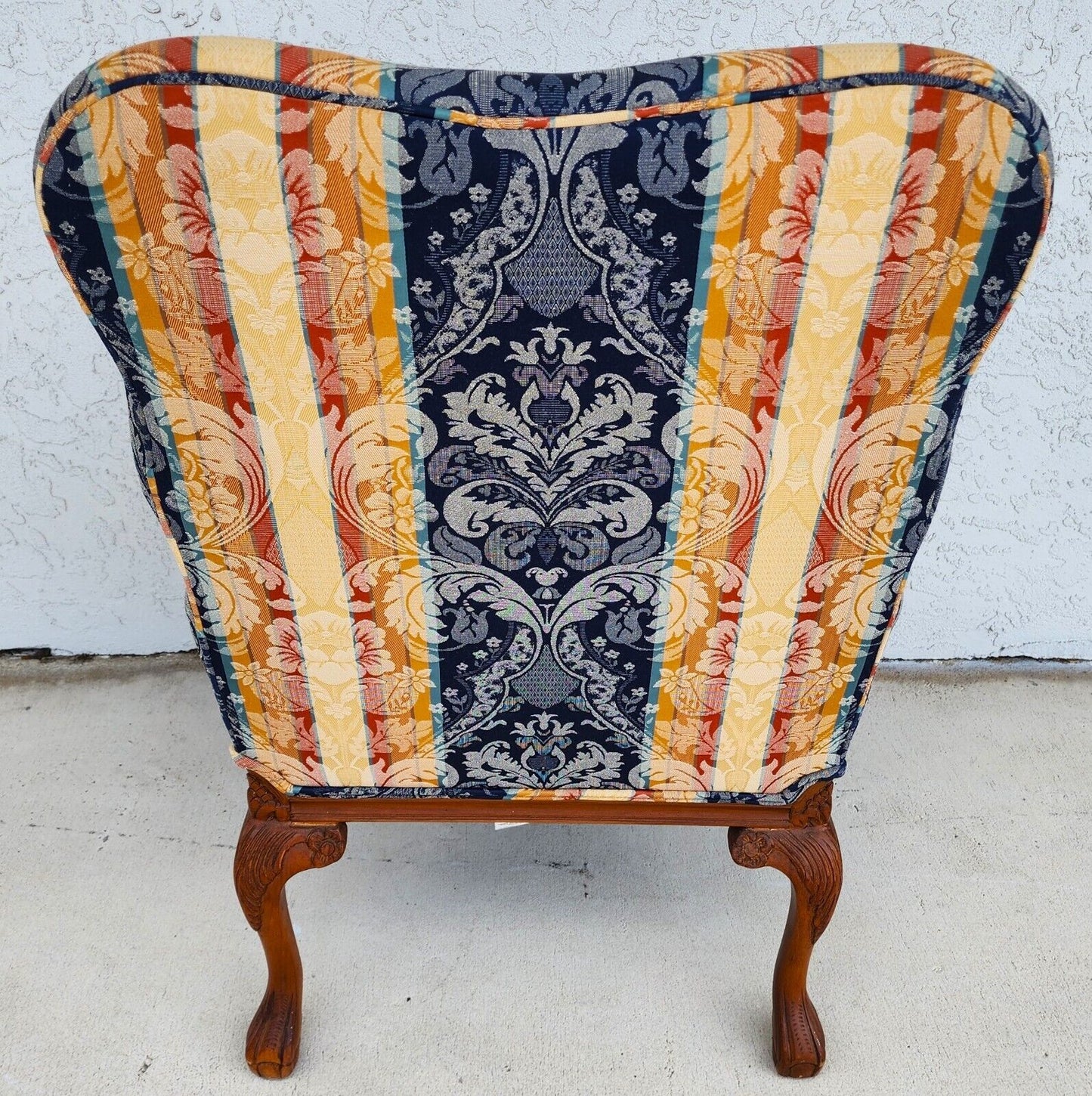 Vintage Armchair Italian Style with Throw Pillow by Andre Originals