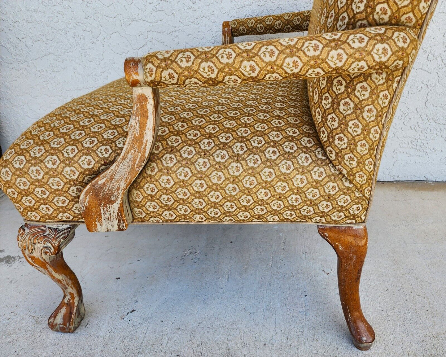 French Provincial Armchair Lounge Chair