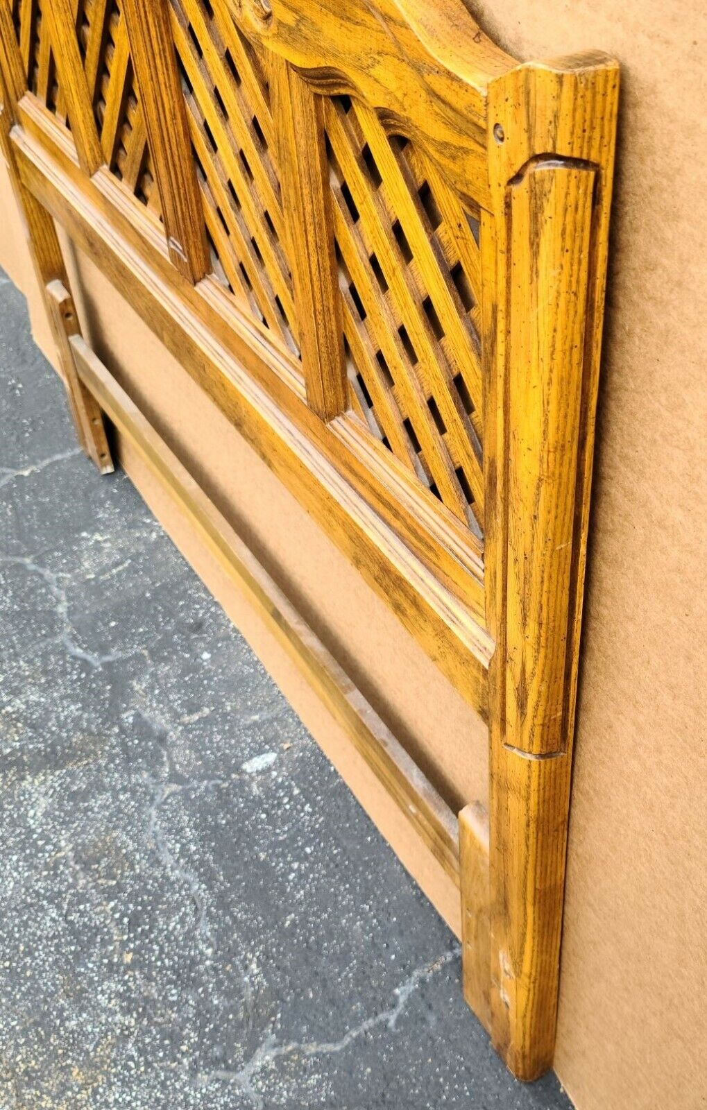 Vintage THOMASVILLE French Provincial Solid Wood Queen or Double Headboard