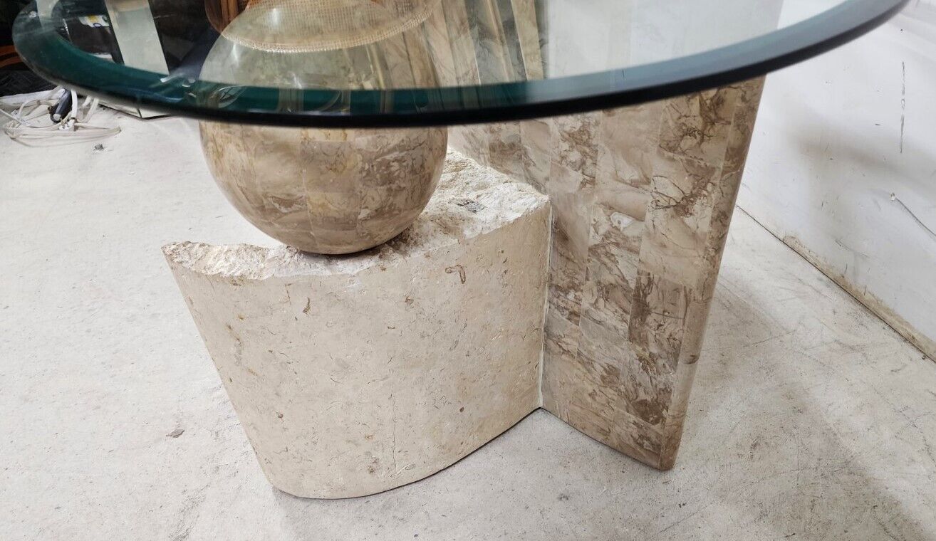 Tessellated Sculptural Coffee Table Mactan Stone