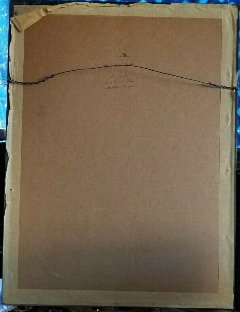 Original BOB KLOTZ 1893-1987 Signed Watercolor Painting Everglades Old Florida