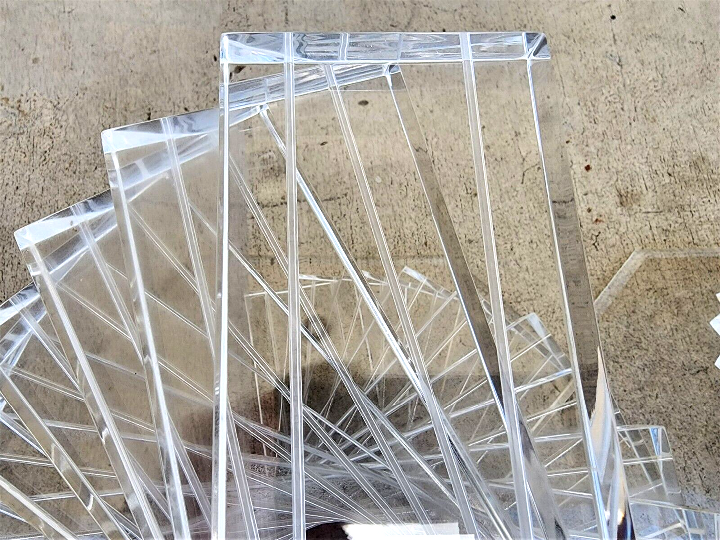 Vintage Marble & Lucite Coffee Table