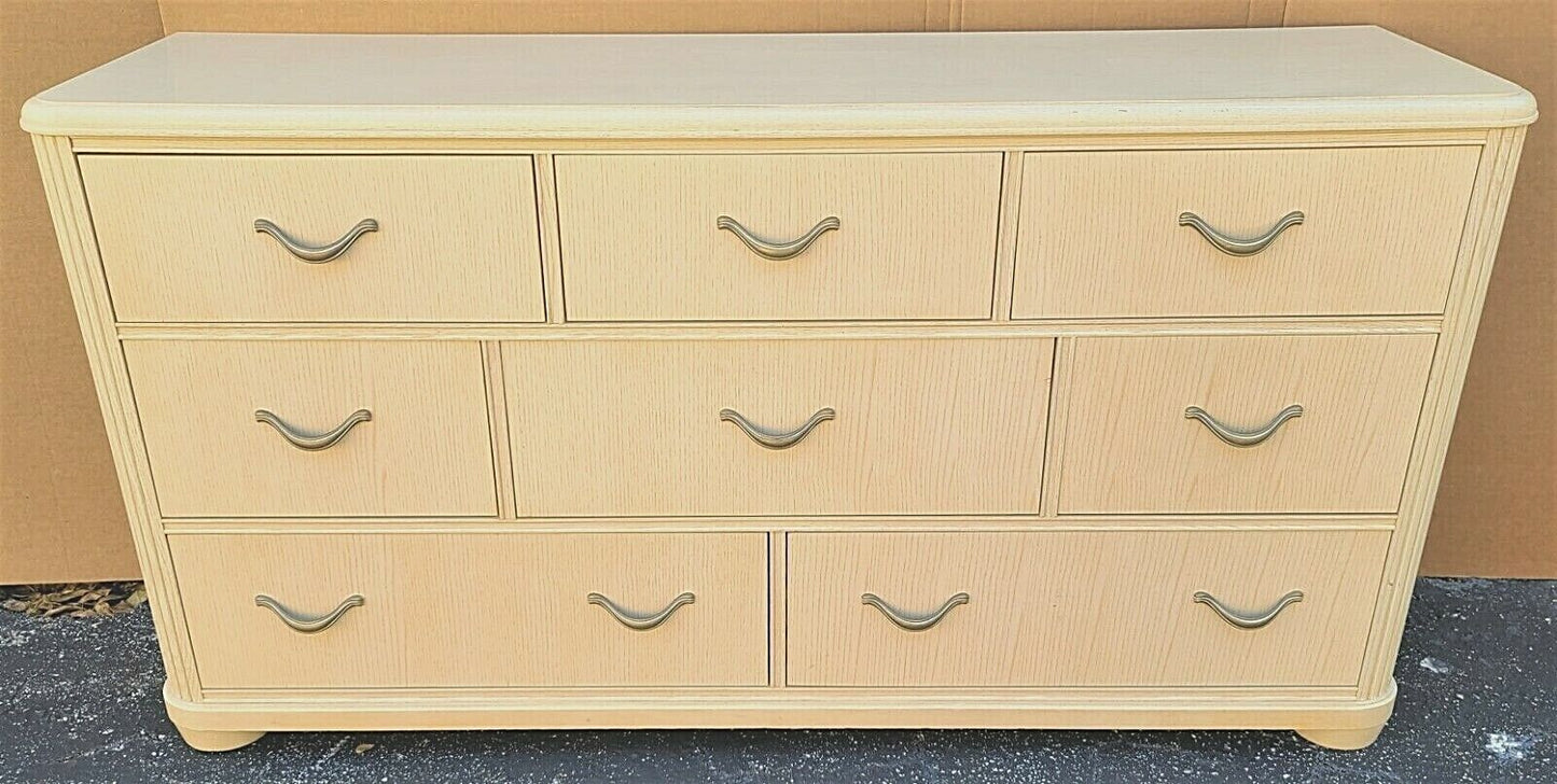 (2) MCM Modern Contemporary THOMASVILLE IMPRESSIONS Light Blond Wood Nightstands