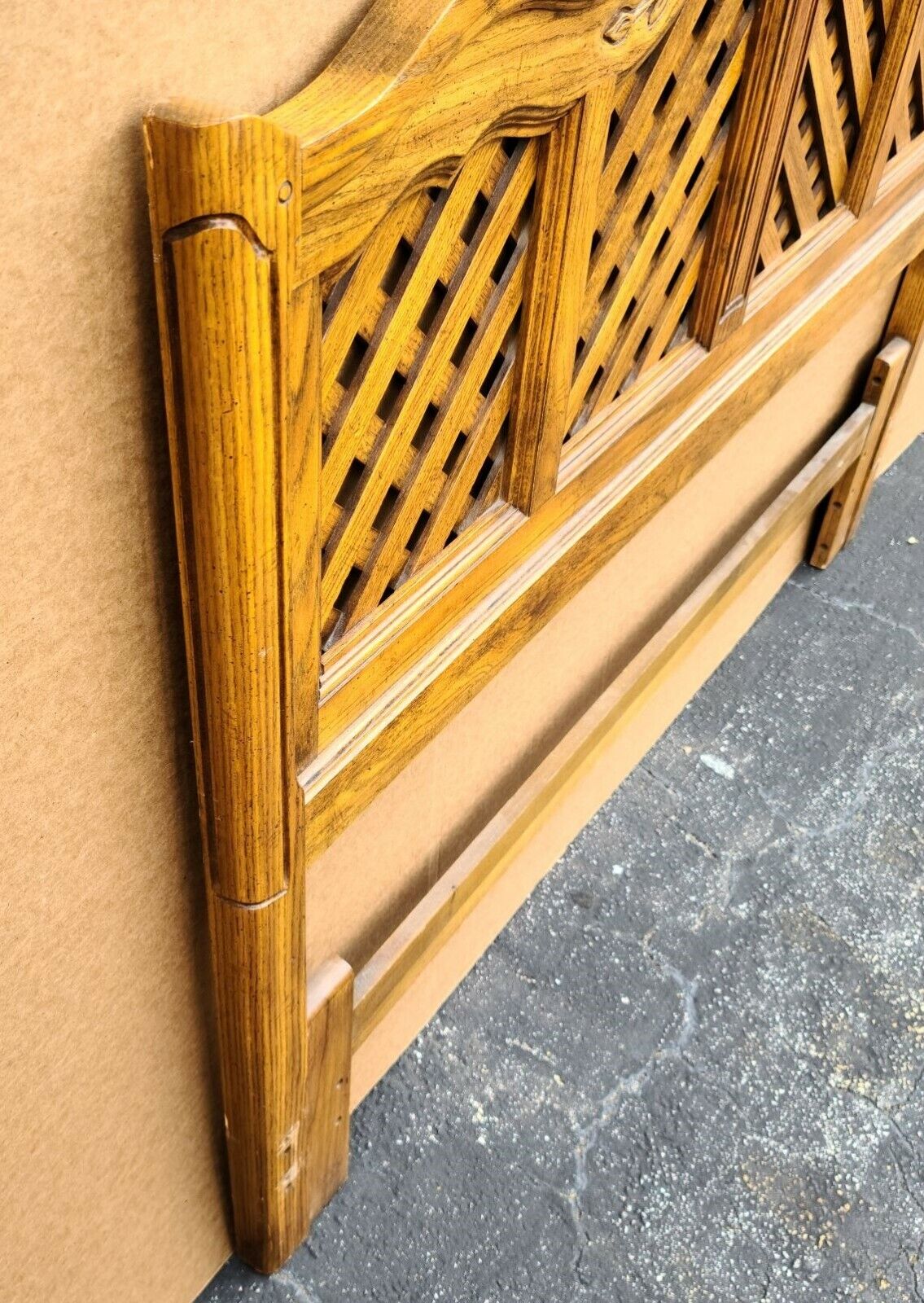 Vintage THOMASVILLE French Provincial Solid Wood Queen or Double Headboard