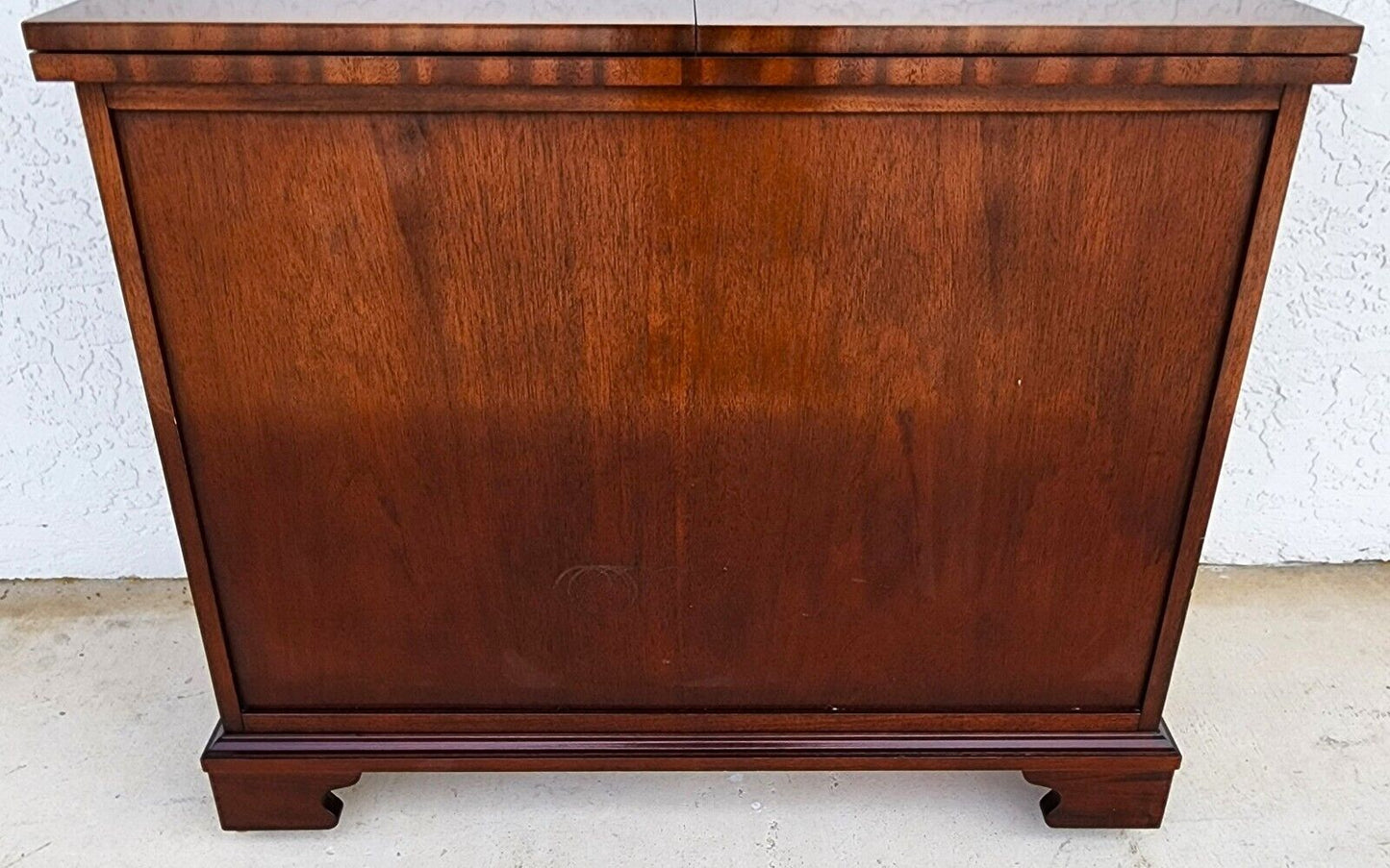 Vintage Buffet Bar Sideboard Fliptop Flame Mahogany by HICKORY WHITE