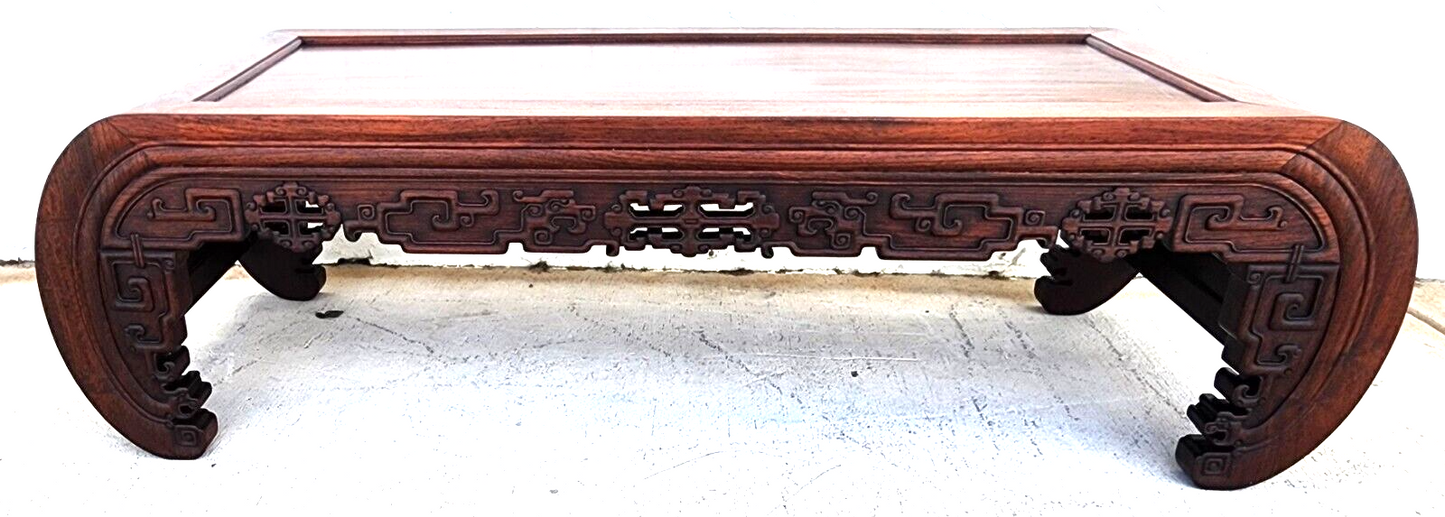 Antique Opium Coffee Table Rosewood Asian Chinoiserie