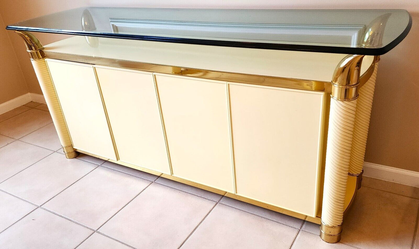 TOMASSO BARBI Brass Tusk Dining Table