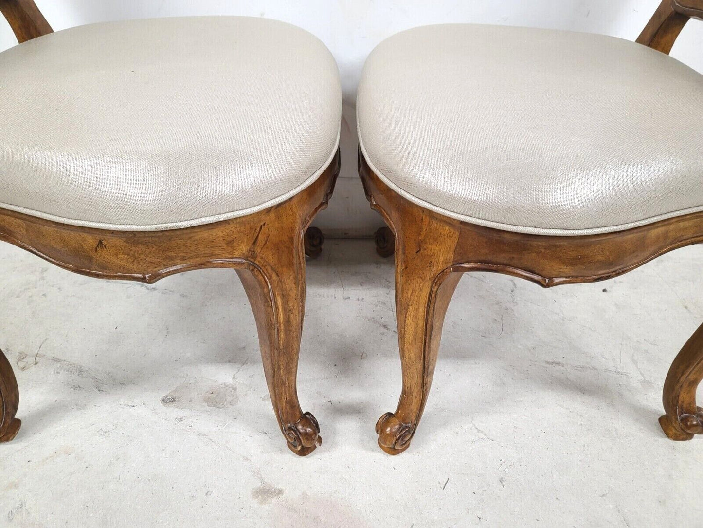 (6) French Provincial Cane Dining Chairs by CENTURY FURNITURE