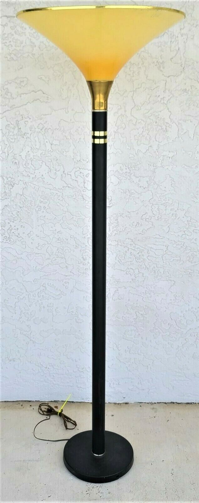 Vintage 1970's MCM ALSY Torchier Floor Lamp