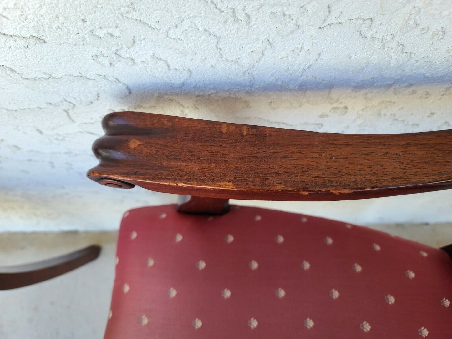 Antique English Walnut Petite Dining Chairs - Set of 4